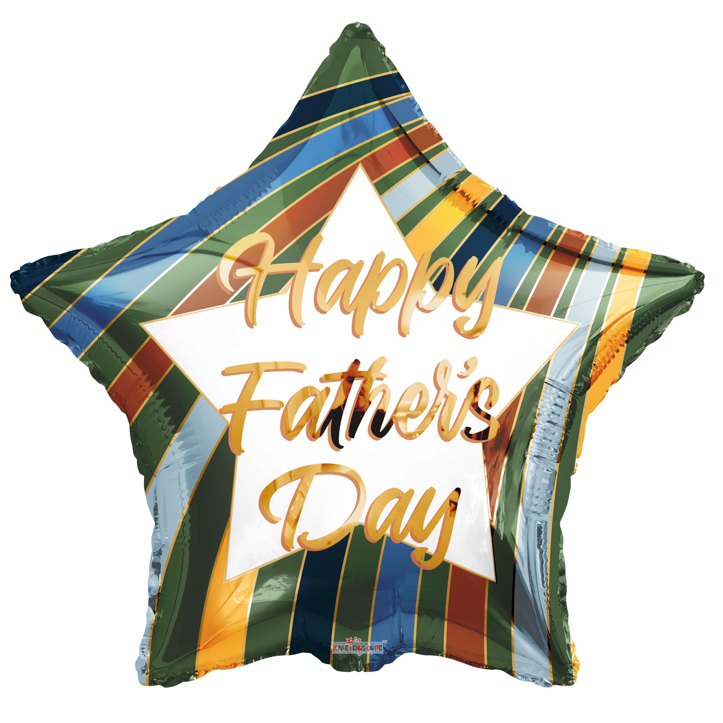 9" Mini Happy Father's Day Star AIR FILL ONLY Foil Balloons (5PACK) #86214
