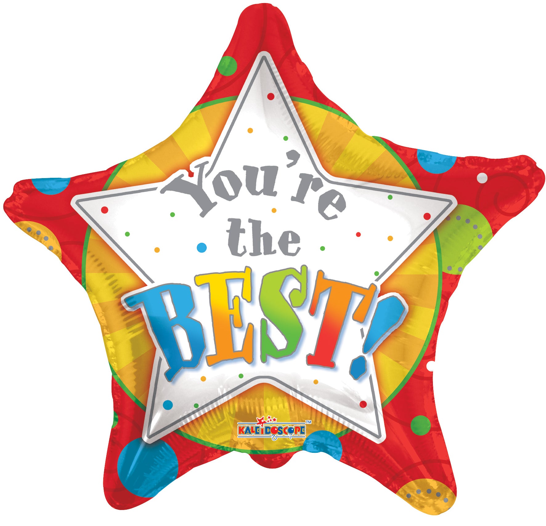 18" You're The Best Stars Helium Foil Balloon (5 Pack)#88062
