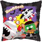 18" Halloween Scary Monsters Helium Foil Balloon (5 PACK) #88080