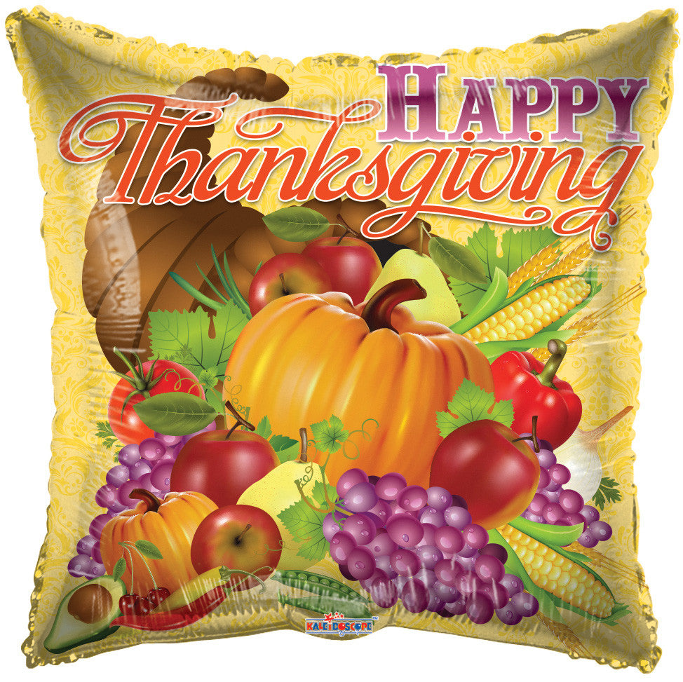 18" Thanksgiving Helium Foil Balloon (5 PACK) #88123