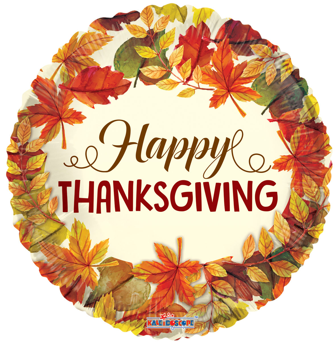 18" Thanksgiving Leaves Balloon Helium Foil Balloon (5 PACK) #88142