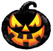 18" Halloween Night Pumpkin Helium Foil Balloon (5 PACK) #88165