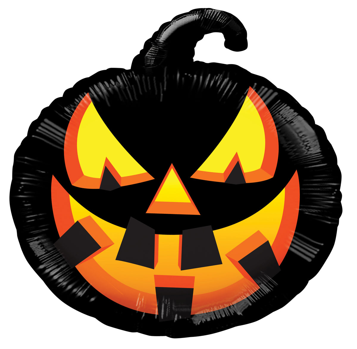 18" Halloween Night Pumpkin Helium Foil Balloon (5 PACK) #88165