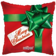 18" Christmas Gift Shape Helium Foil Balloon (5 PACK) #89084.