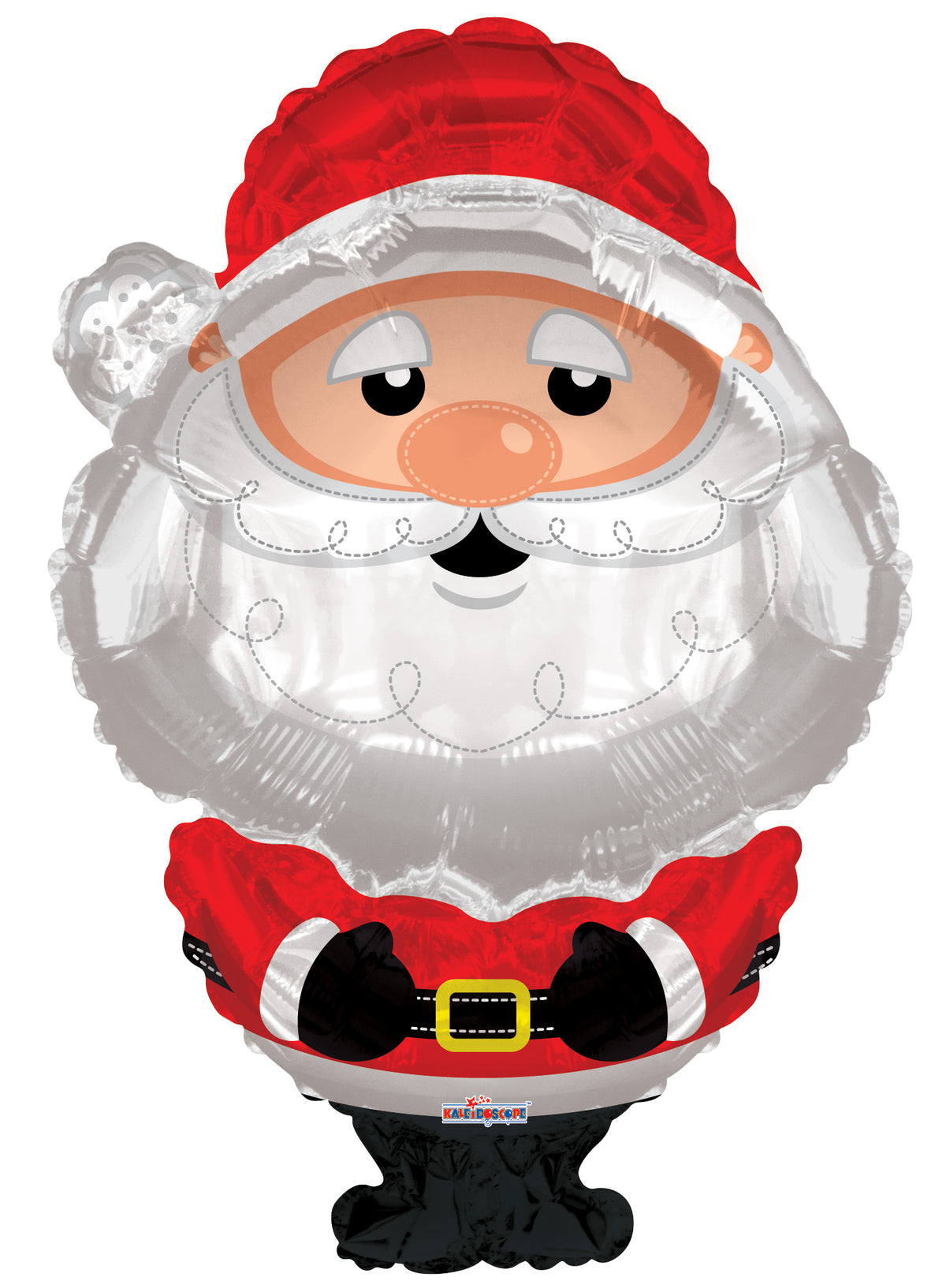 36" Santa Shape Helium Foil Balloon 1 per pack #89087