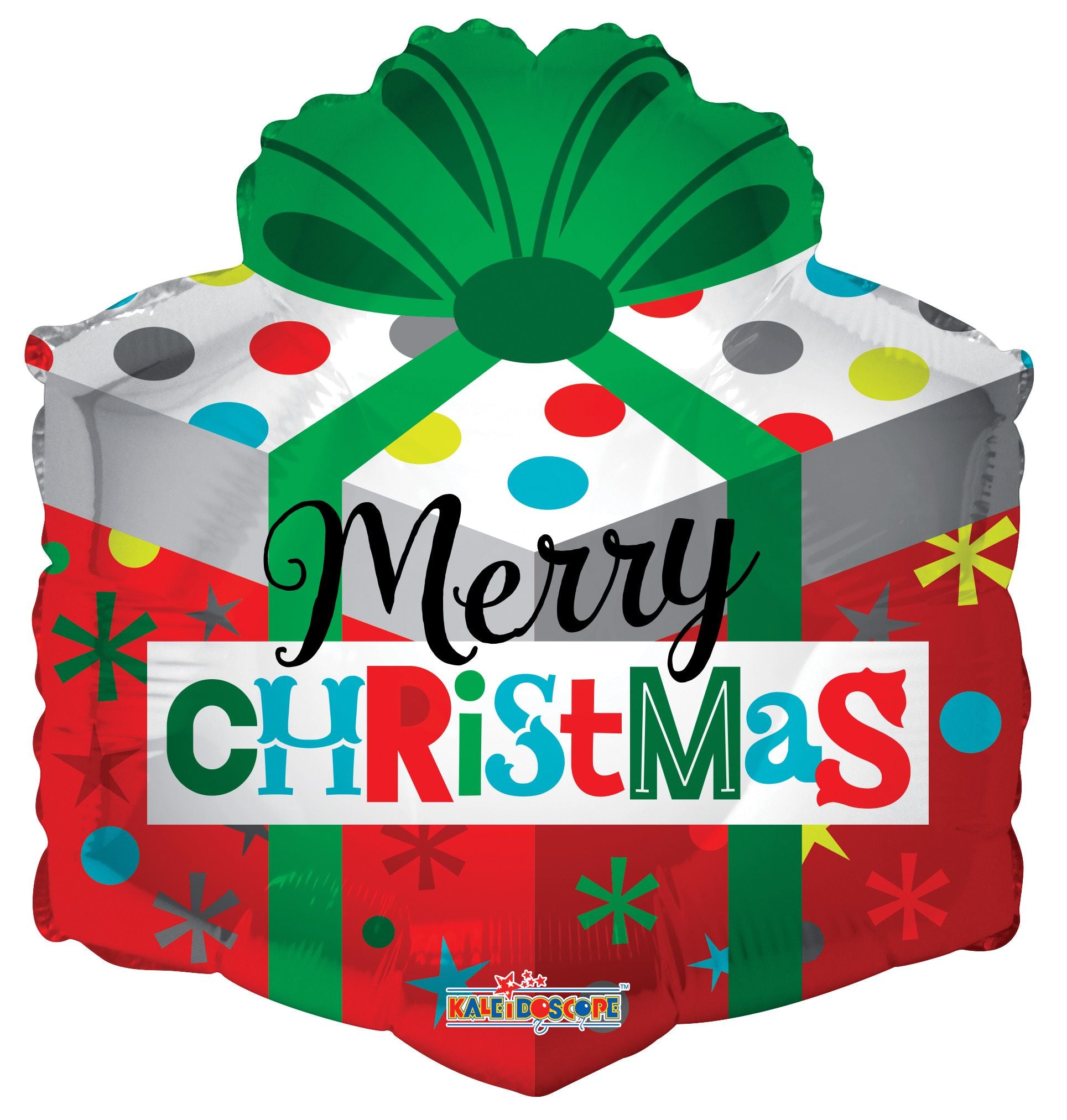 18" Christmas Gift Shape Helium Foil Balloon (5 PACK) #89127