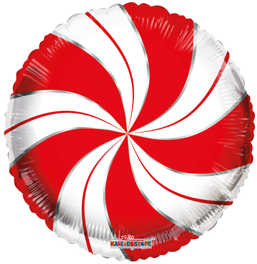 9" Christmas Candy Mint AIR FILL ONLY Foil Balloon (5 Pack) #89167-09