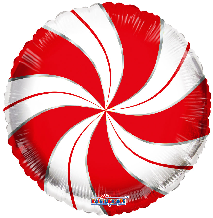 17" Christmas Candy Mint Helium Foil Balloon (5 Pack) #89167-17