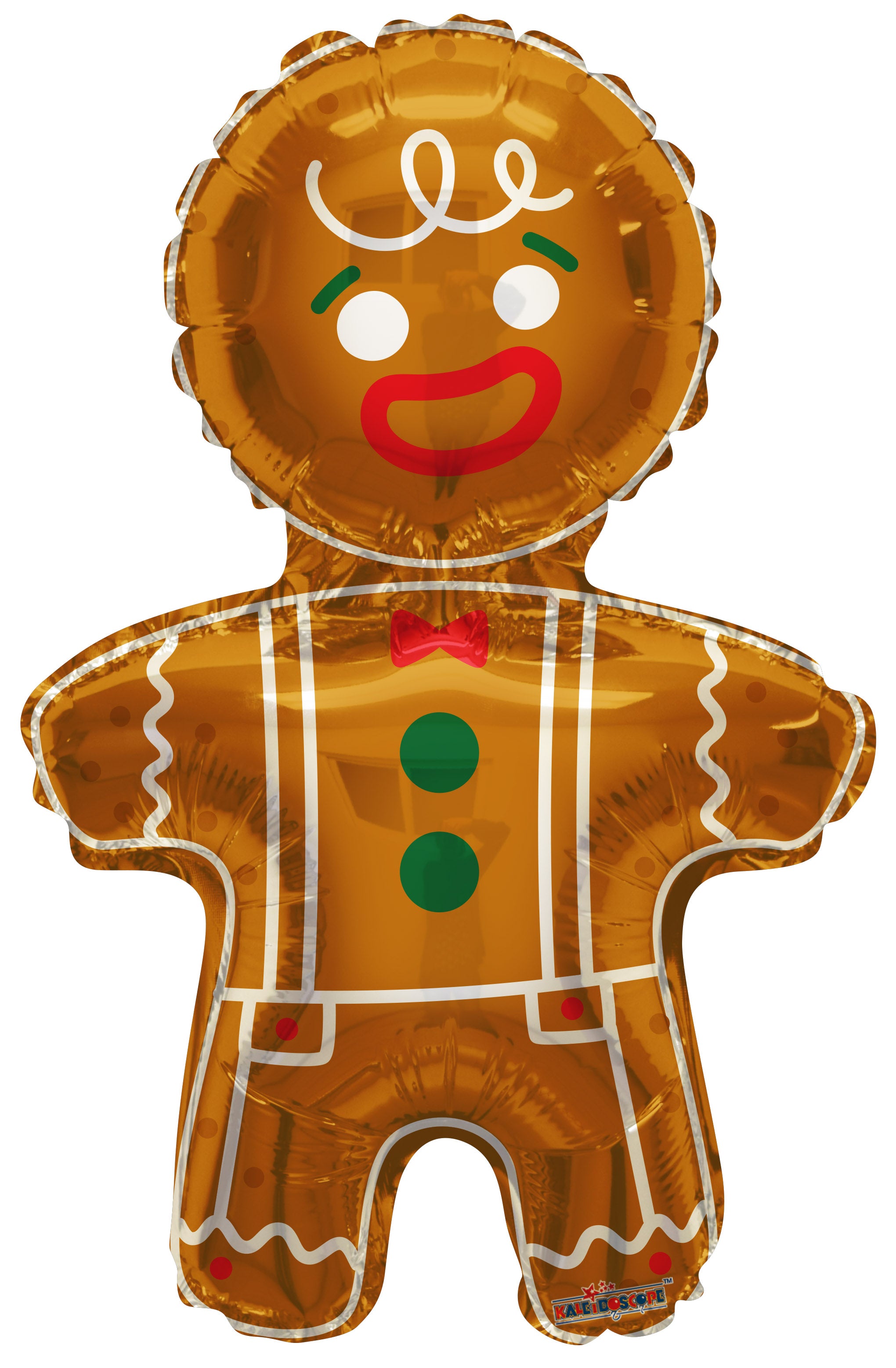 12" Mini Gingerbread Man Shape Helium Foil Balloon 1ct #89172