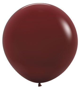 24" Sempertex Deluxe Merlot Latex Balloons 1 count #59520 image 0