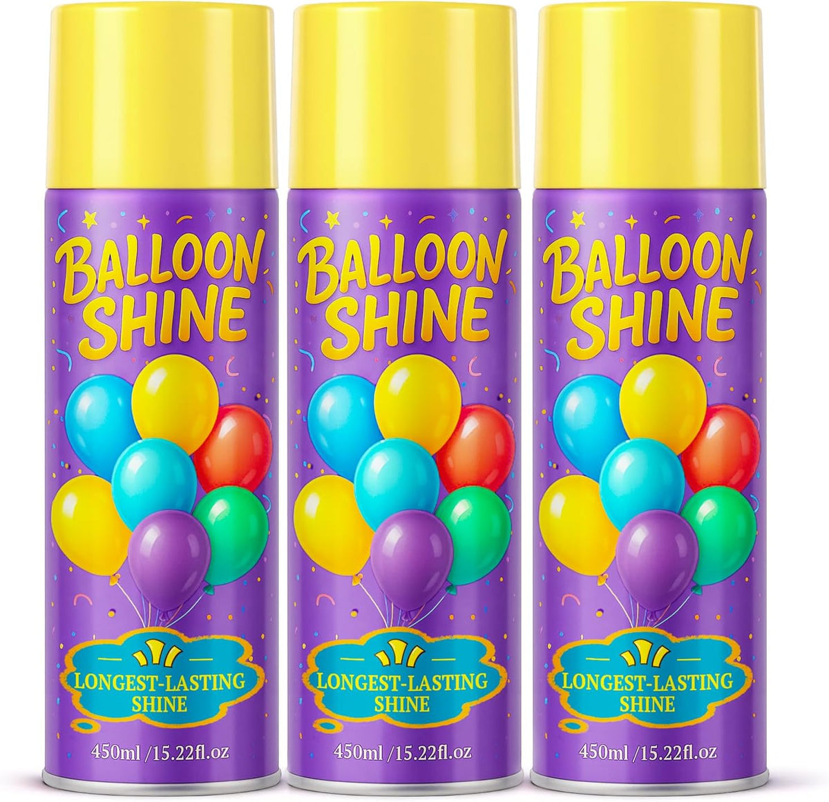 Balloon Shine Spray - 15 oz Silicone Formula for Parties