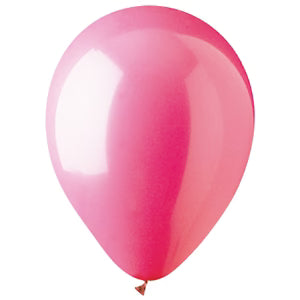 12" Hot Pink Standard Latex Balloons 100ct #916108