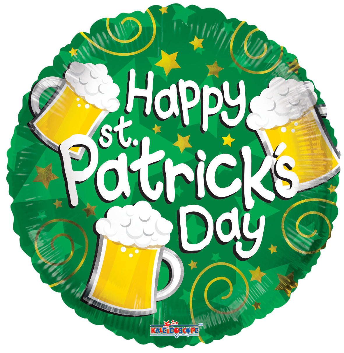 18" Happy St. Patricks Day Clear View Helium Foil Balloon (5 PACK) #118203 image 0