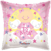 9" Es Nina Spanish Air Fill Only Foil Balloon (5PACK)