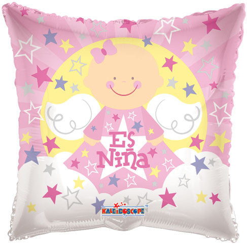 9" Es Nina Spanish Air Fill Only Foil Balloon (5PACK)