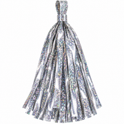 12" Balloon Tassel Iridescent Holographic 12 Pack #LGTASWIR