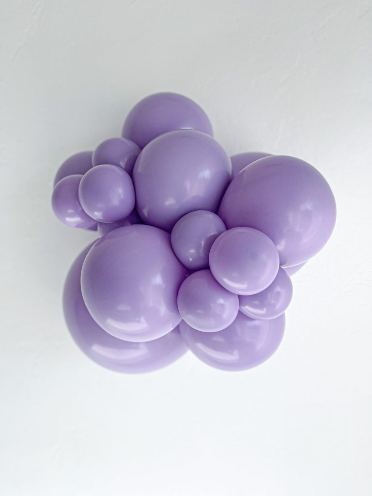 TUFTEX Blossom balloons – inflated color cluster