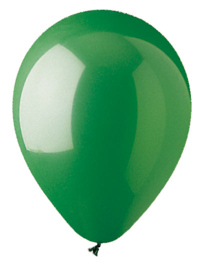 12" Green Standard Latex Balloons 100ct #916105