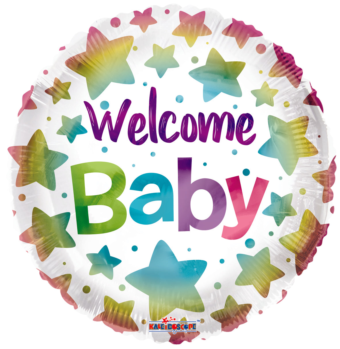 18" Welcome Baby Helium Foil Balloon (5 PACK) #15827