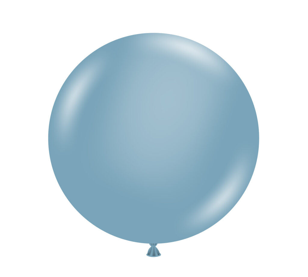 17" TUFTEX Blue Slate Balloons 50ct #17065