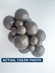 11" TUFTEX Cocoa Brown Balloons 100ct Bag #10042