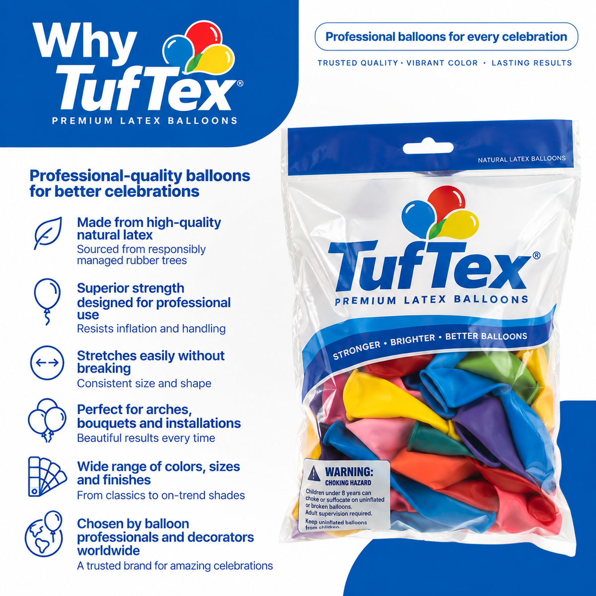 Why TUFTEX Premium Latex Balloons