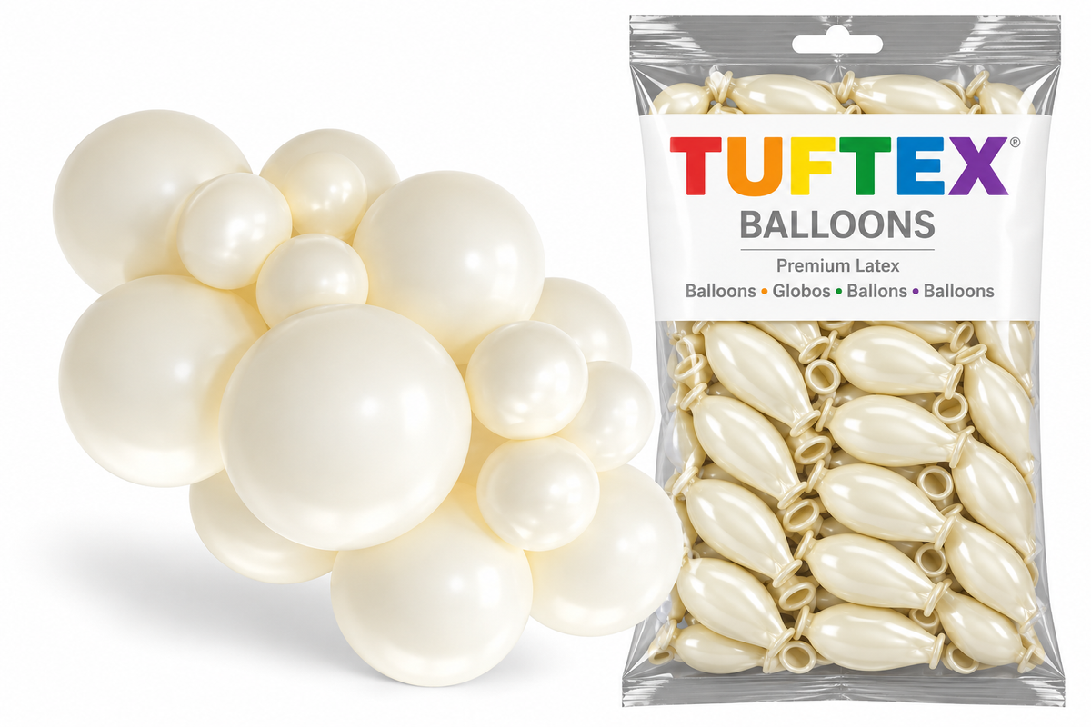 11" TUFTEX LACE Color Balloons 100ct #10039