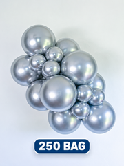 5" TufTex Effects Silvery Chrome Silver 250ct Big Bag #25072