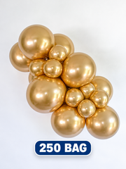 5" TufTex Effects Golden Chrome Gold 250ct Big Bag #25071