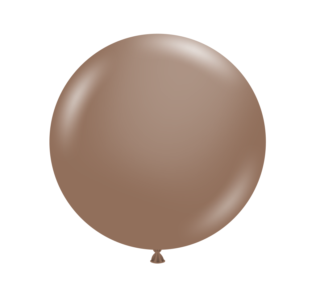 11" TUFTEX Cocoa Brown Latex Balloons 100ct #10042
