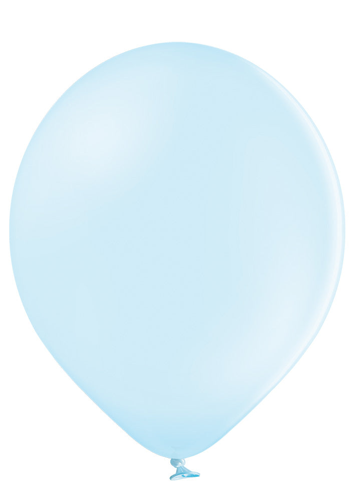 12" Ice Blue Premium Balloons 100 per bag #16939
