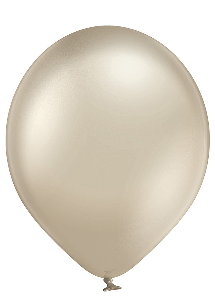 12" Glossy Light Almond Premium Balloons 50 per bag #41979