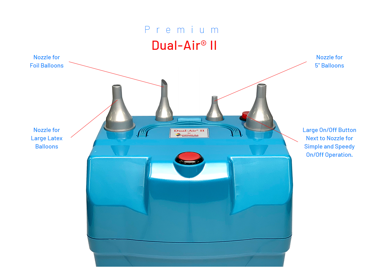 Premium Dual Air II Cool Air Dual Inflator Free Shipping #D-AIR