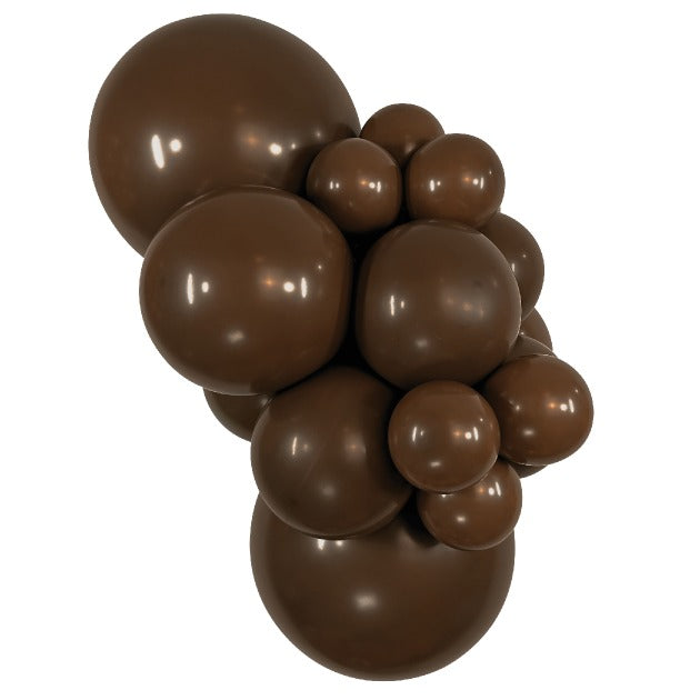 Sempertex DeluxeChocolate balloons – inflated color cluster