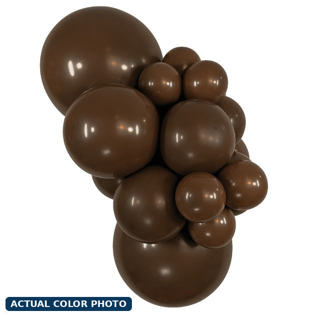 11" Sempertex Deluxe Chocolate Balloons 100 Bag #53075