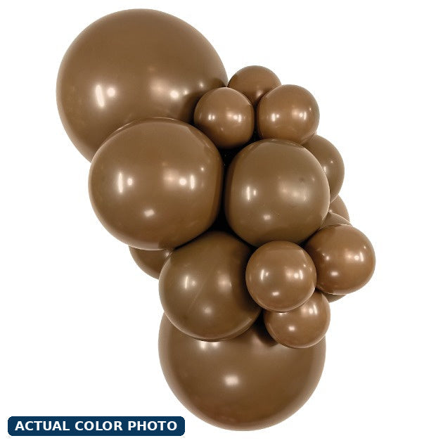 18" Sempertex Deluxe Coffee Balloons 25 Bag #55160