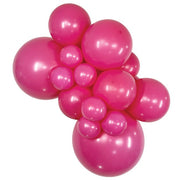 Sempertex Deluxe Fuchsia balloons – inflated color cluster