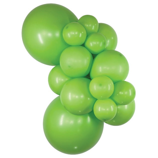 Sempertex Deluxe Key Lime balloons – inflated color cluster