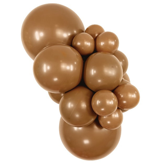 Sempertex DeluxeMocha balloons – inflated color cluster