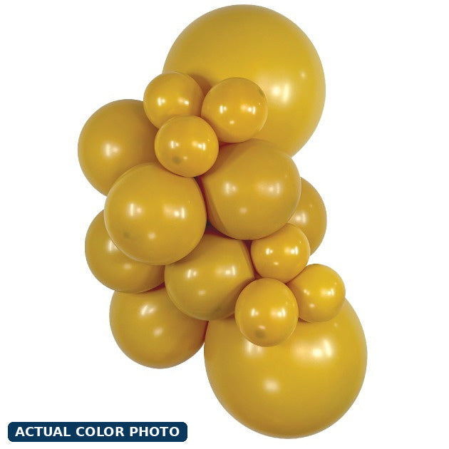 18" Sempertex Deluxe Mustard Balloons 25 Bag #55369