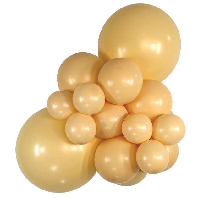 Sempertex DeluxePeachBlush balloons – inflated color cluster