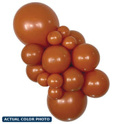 5" Sempertex Deluxe Sunset Orange Balloons 100 Bag #51528