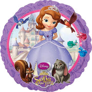 18" Sophia The First Helium Foil Balloon 1 Pack #27529