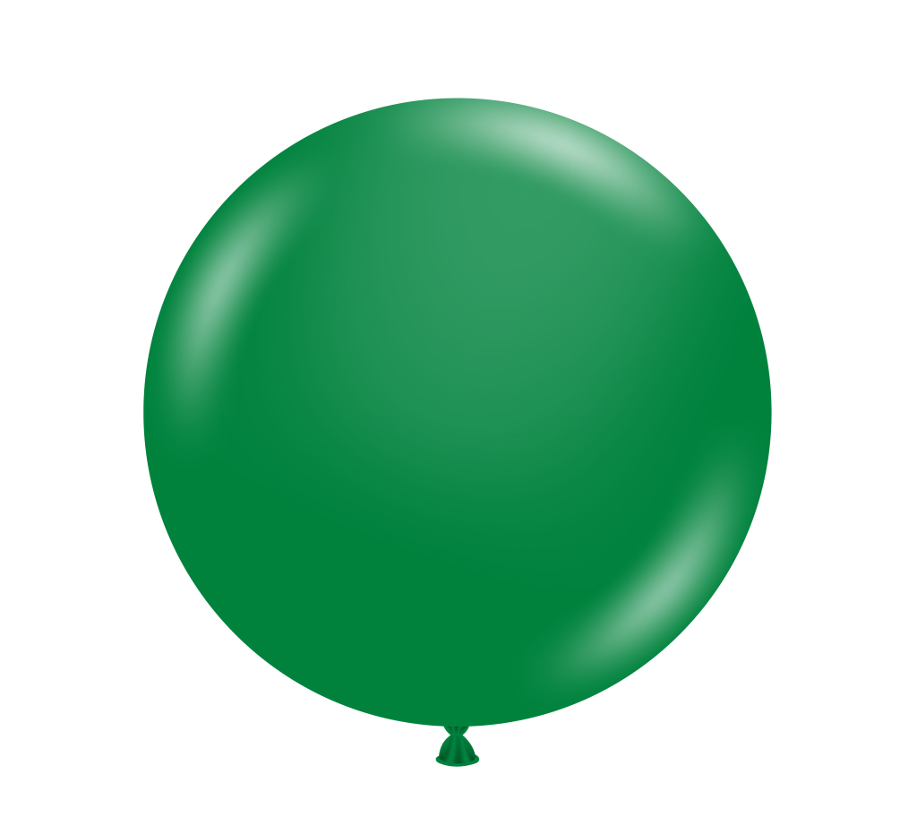 17" TUFTEX Crystal Emerald Green Latex Balloons 50ct #17015