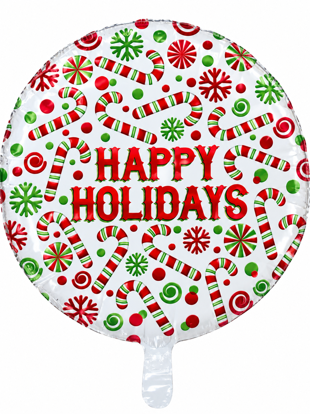 18" Happy Holidays Elements Helium Foil Balloon (5 PACK) #89164