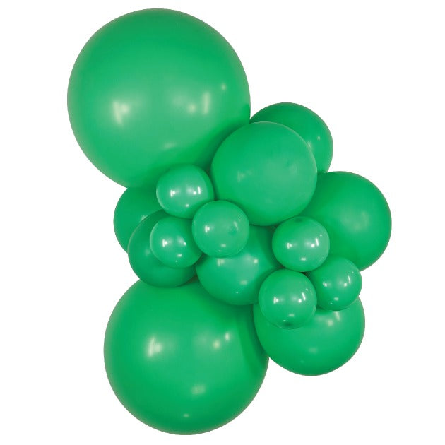 Sempertex FashionGreen balloons – inflated color cluster