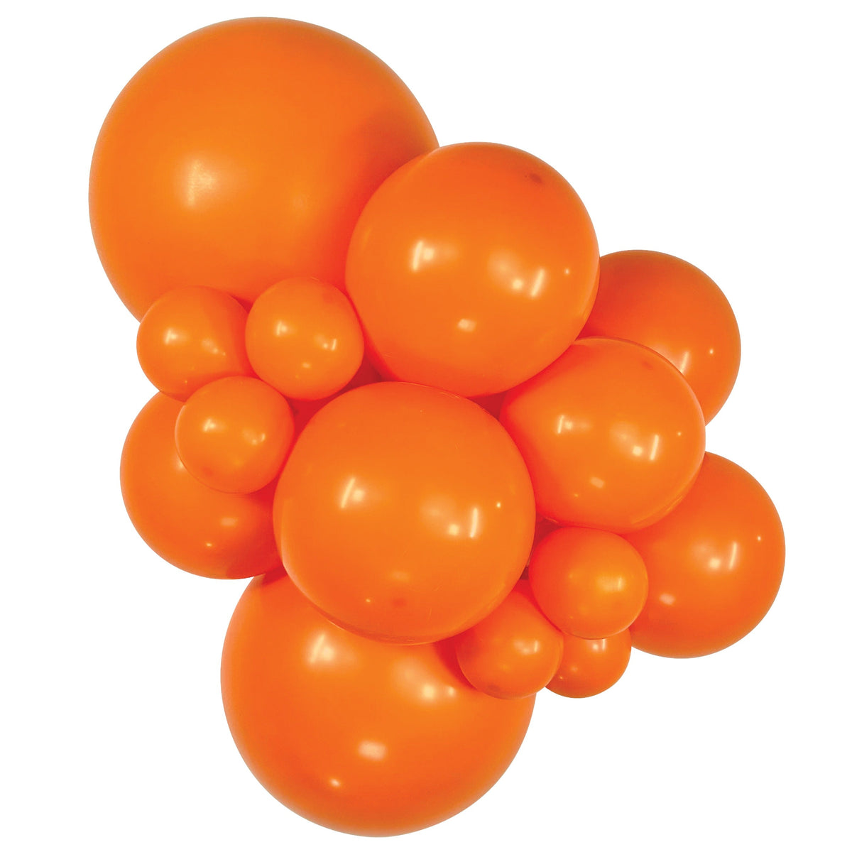 Sempertex FashionOrange balloons – inflated color cluster