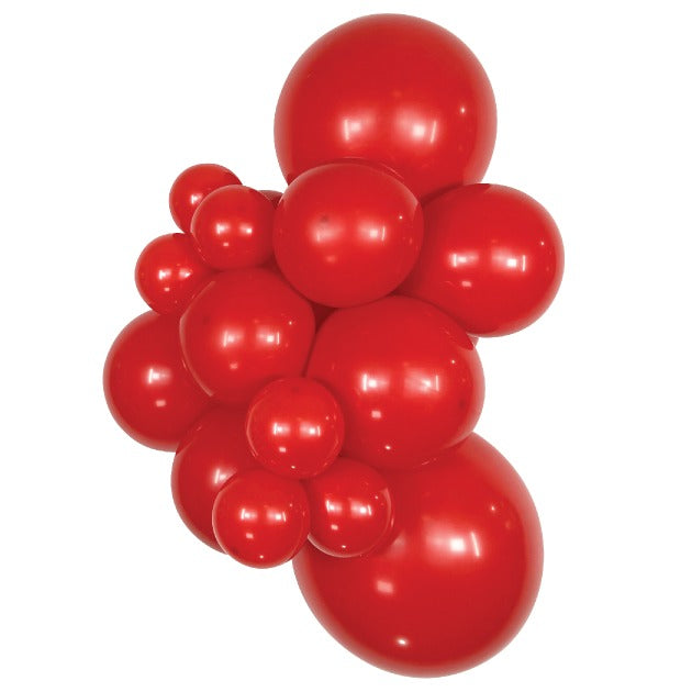 Sempertex FashionRed balloons – inflated color cluster