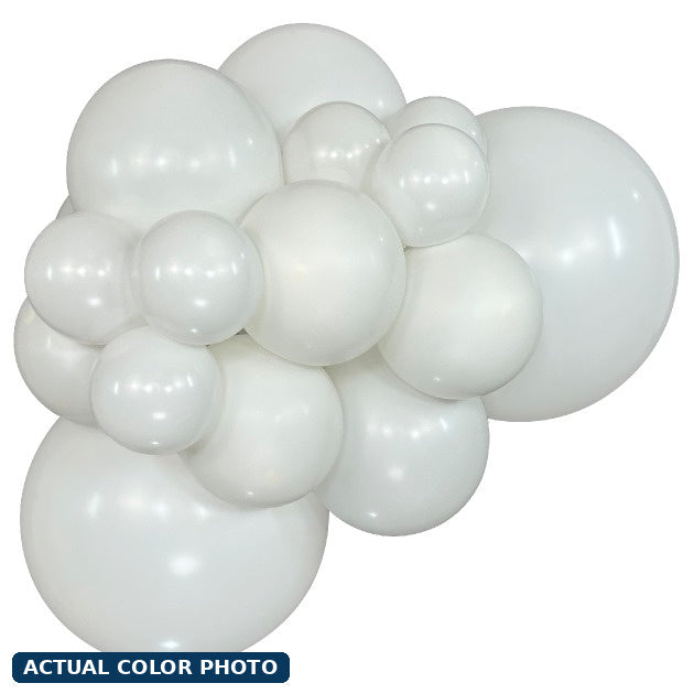 5" Sempertex Fashion White Balloons 100 Bag #51002