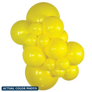 5" Sempertex Fashion Yellow Balloons 100 Bag #51005